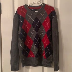 Boys Plaid Gap Sweater